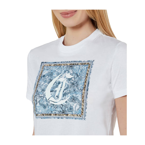 Just Cavalli T-shirt T-shirt Donna in jersey di cotone XS P25 - JUST CAVALLI78PAHC12CJ600 - R39 - XS - Francavilla Moda